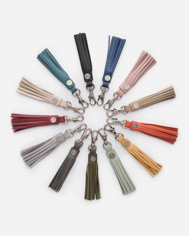 Stitch & Hide Leather Tassel - Olive